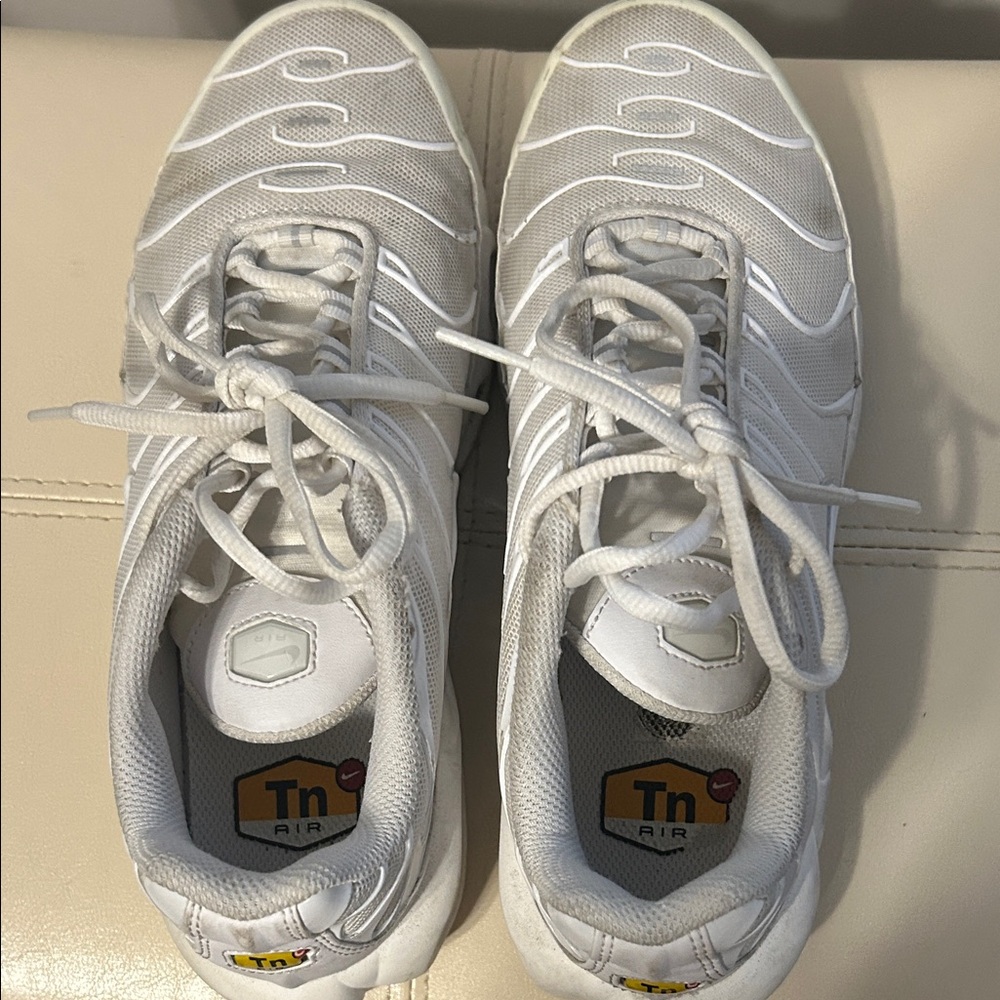Nike Tn Air White Mesh Sneakers